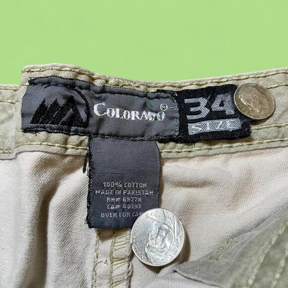 Y2k Colorado Camo Cargo Shorts - Size 34 - Picture 6 of 6